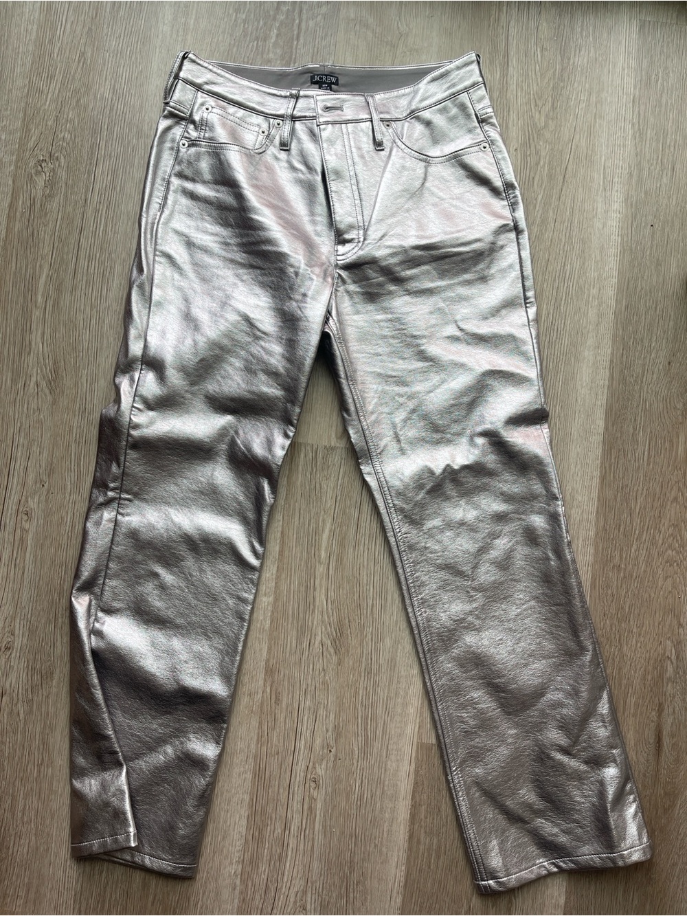 J. Crew Metallic Silver Women’s Jeans